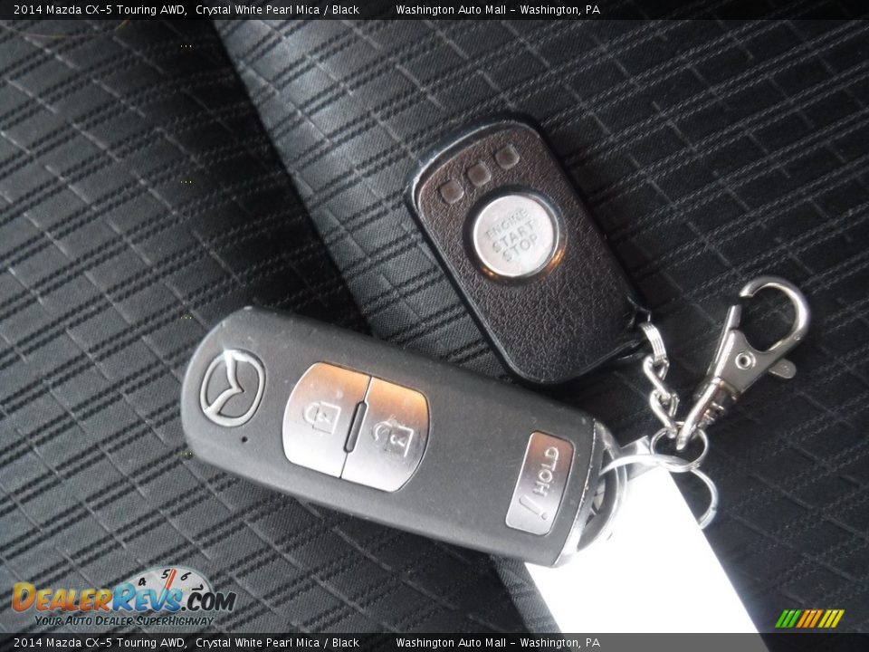 2014 Mazda CX-5 Touring AWD Crystal White Pearl Mica / Black Photo #23