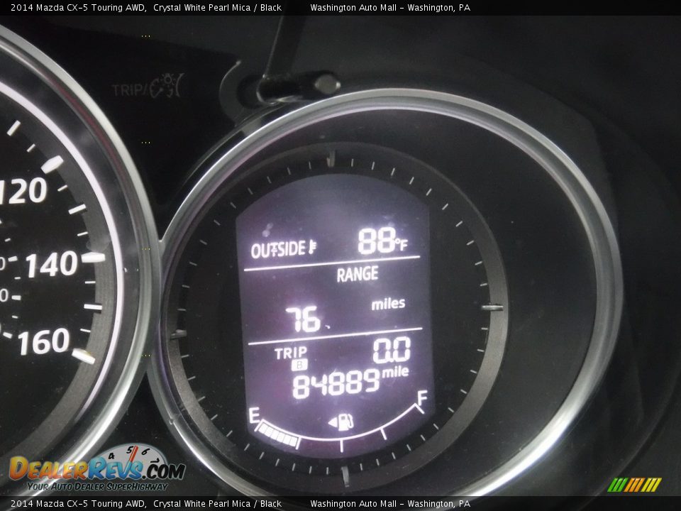 2014 Mazda CX-5 Touring AWD Crystal White Pearl Mica / Black Photo #25