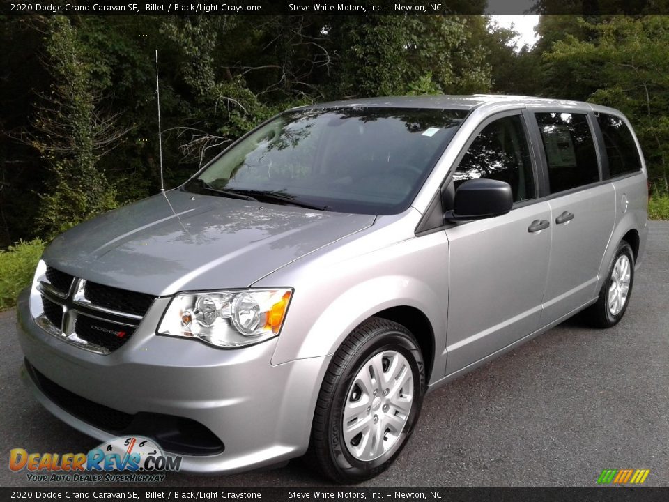 2020 Dodge Grand Caravan SE Billet / Black/Light Graystone Photo #2