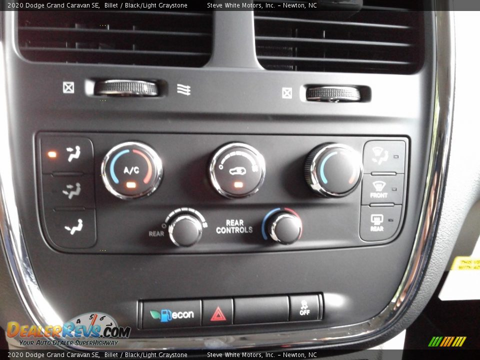 2020 Dodge Grand Caravan SE Billet / Black/Light Graystone Photo #25