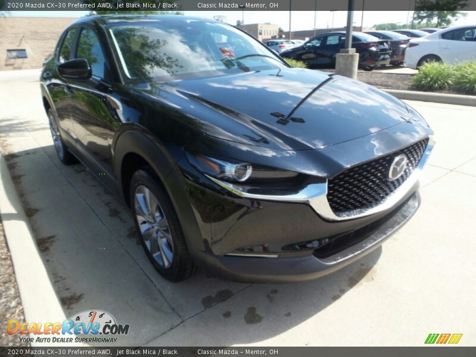 2020 Mazda CX-30 Preferred AWD Jet Black Mica / Black Photo #1