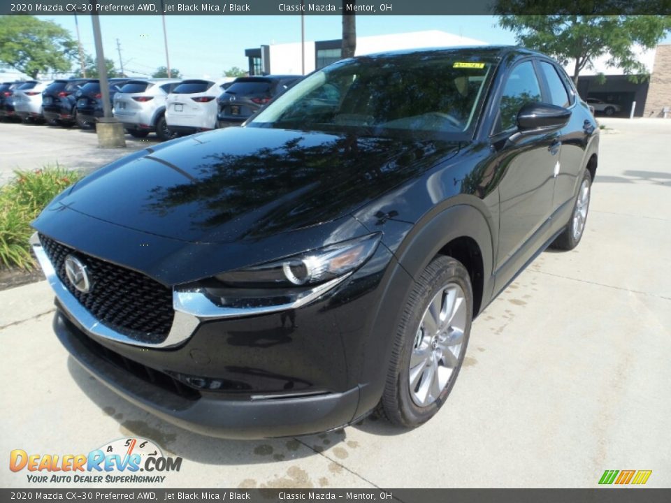 2020 Mazda CX-30 Preferred AWD Jet Black Mica / Black Photo #3