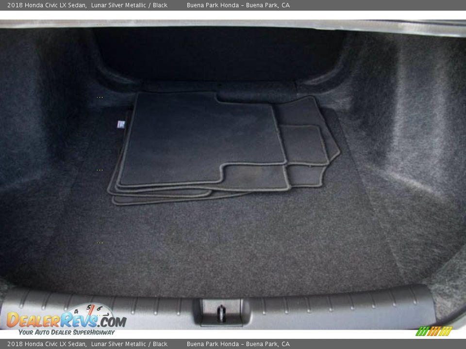 2018 Honda Civic LX Sedan Lunar Silver Metallic / Black Photo #21