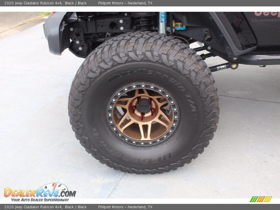 2020 Jeep Gladiator Rubicon 4x4 Black / Black Photo #5