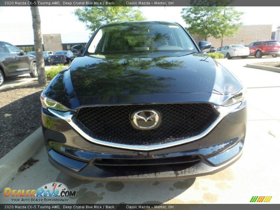 2020 Mazda CX-5 Touring AWD Deep Crystal Blue Mica / Black Photo #2