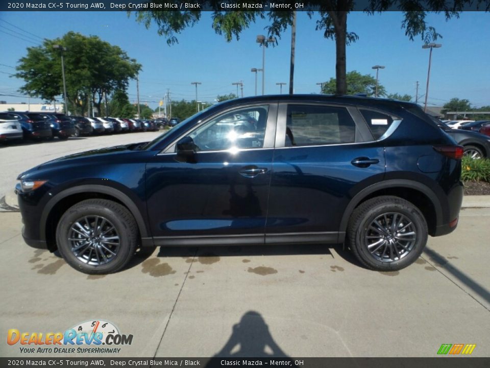 2020 Mazda CX-5 Touring AWD Deep Crystal Blue Mica / Black Photo #4