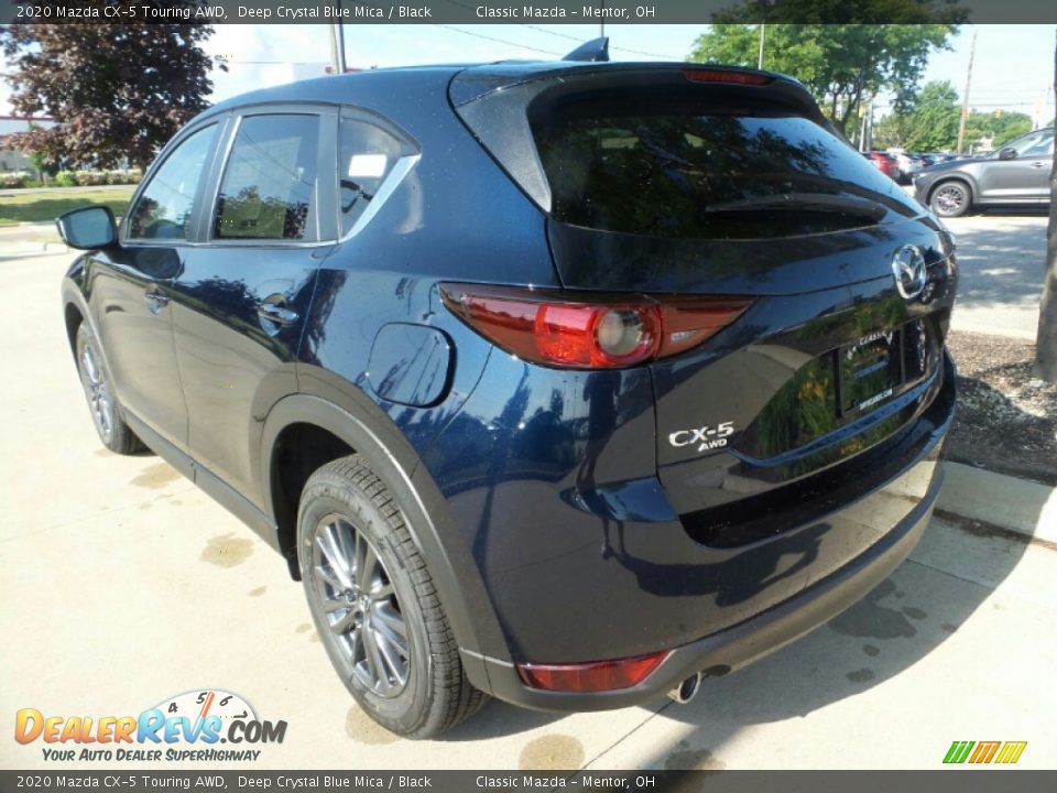 2020 Mazda CX-5 Touring AWD Deep Crystal Blue Mica / Black Photo #5