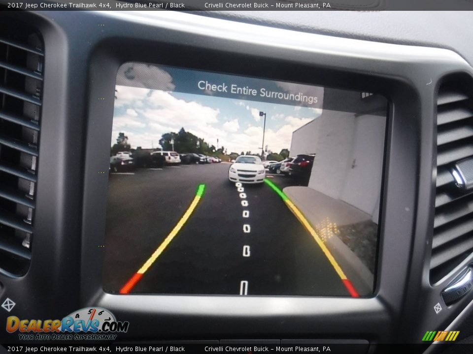 2017 Jeep Cherokee Trailhawk 4x4 Hydro Blue Pearl / Black Photo #25