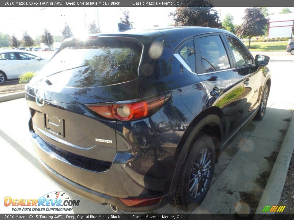 2020 Mazda CX-5 Touring AWD Deep Crystal Blue Mica / Black Photo #7