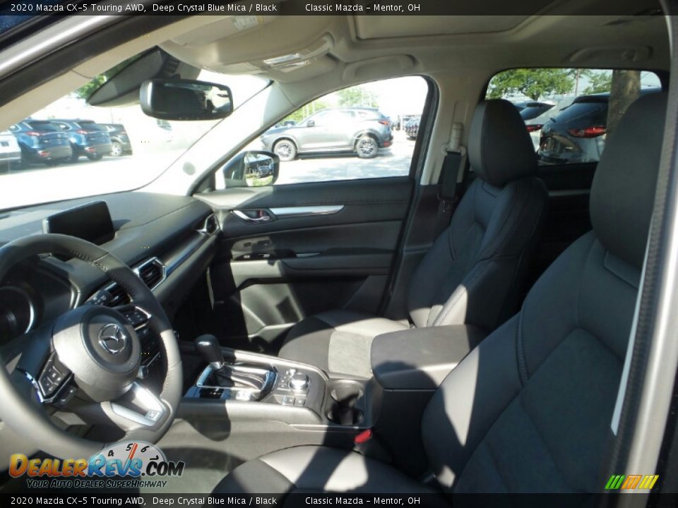 2020 Mazda CX-5 Touring AWD Deep Crystal Blue Mica / Black Photo #8