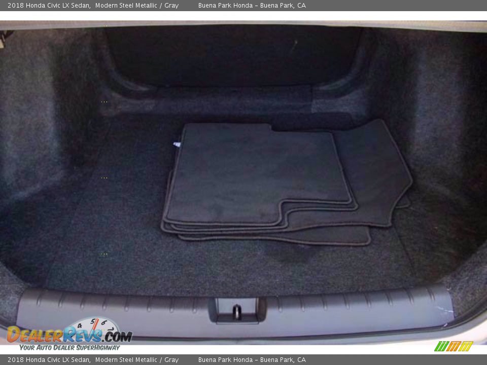 2018 Honda Civic LX Sedan Modern Steel Metallic / Gray Photo #21