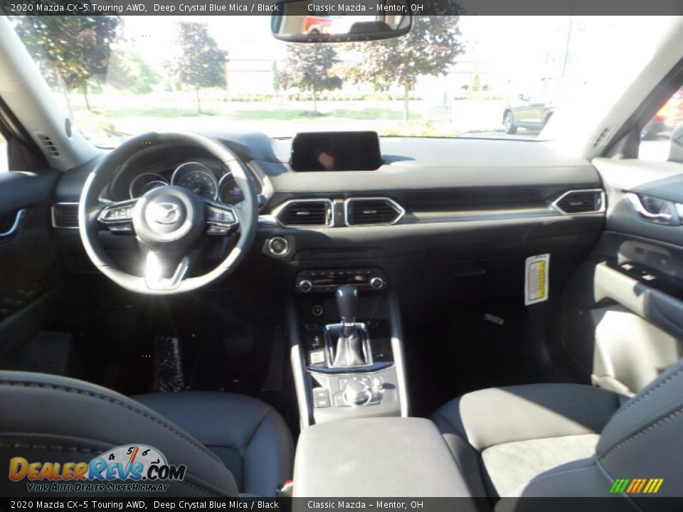 2020 Mazda CX-5 Touring AWD Deep Crystal Blue Mica / Black Photo #10
