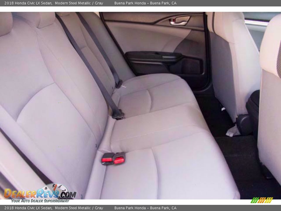 2018 Honda Civic LX Sedan Modern Steel Metallic / Gray Photo #22