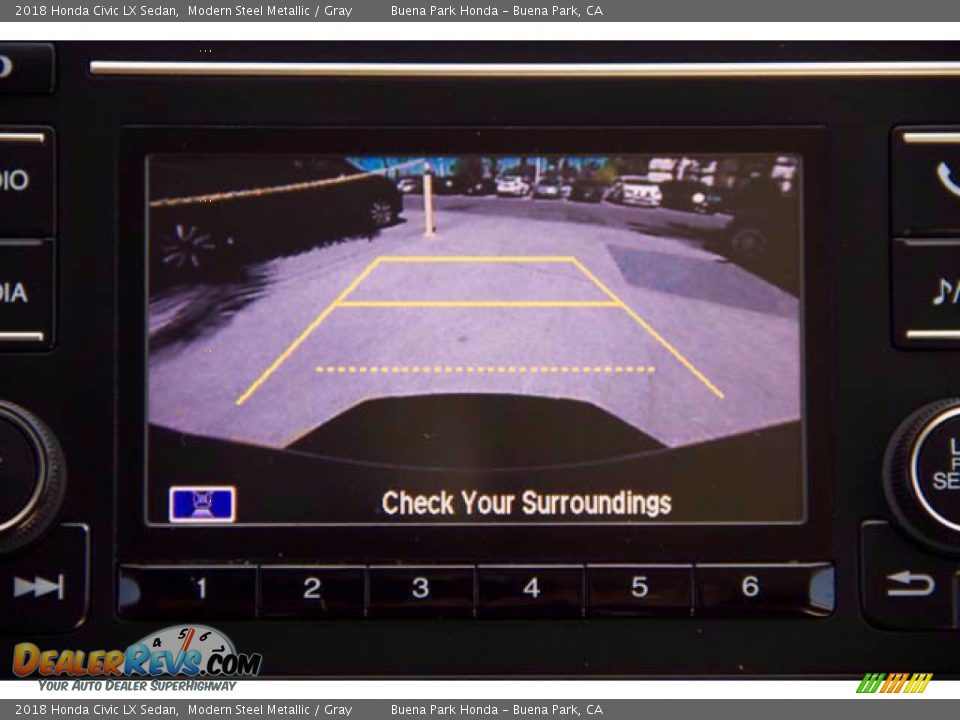 2018 Honda Civic LX Sedan Modern Steel Metallic / Gray Photo #27