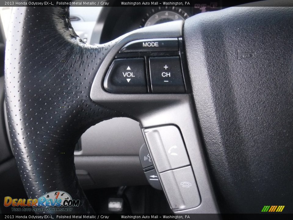 2013 Honda Odyssey EX-L Polished Metal Metallic / Gray Photo #19