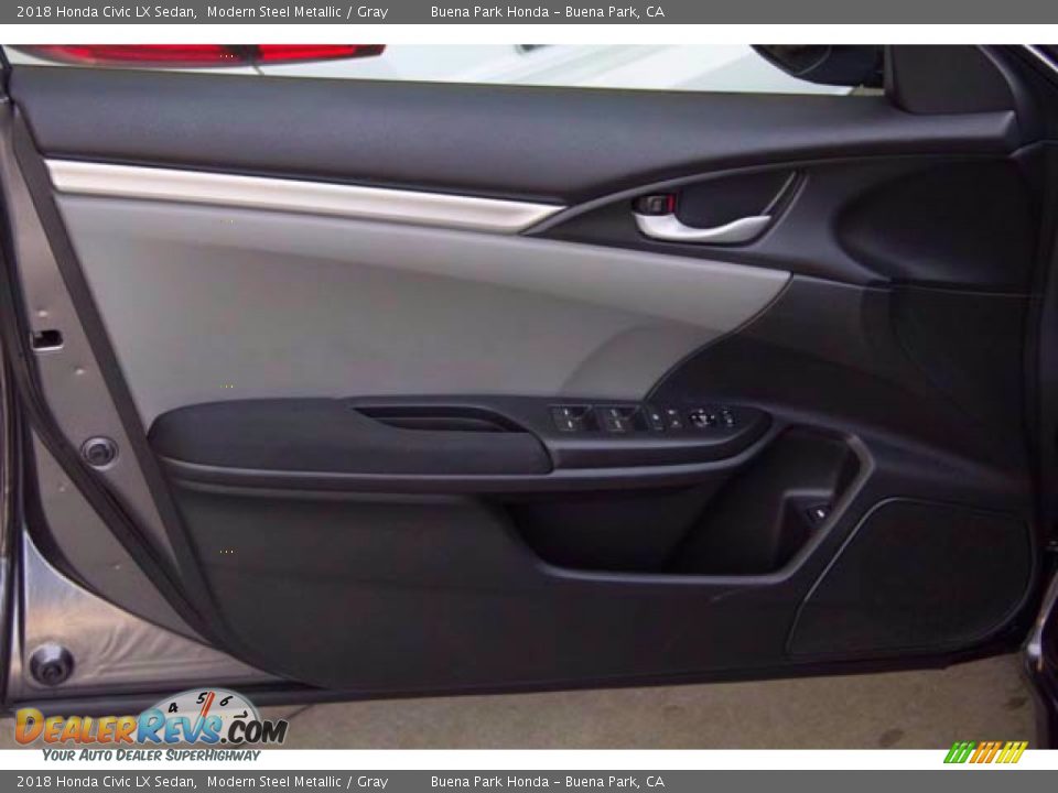 2018 Honda Civic LX Sedan Modern Steel Metallic / Gray Photo #29