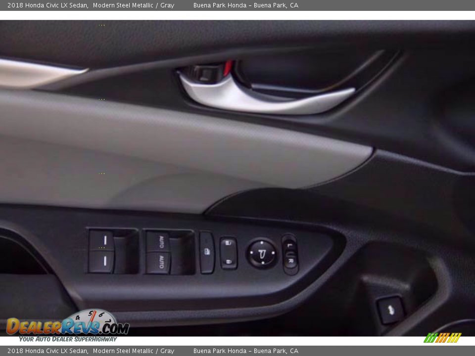 2018 Honda Civic LX Sedan Modern Steel Metallic / Gray Photo #30
