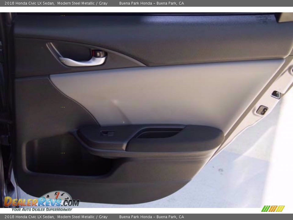 2018 Honda Civic LX Sedan Modern Steel Metallic / Gray Photo #32