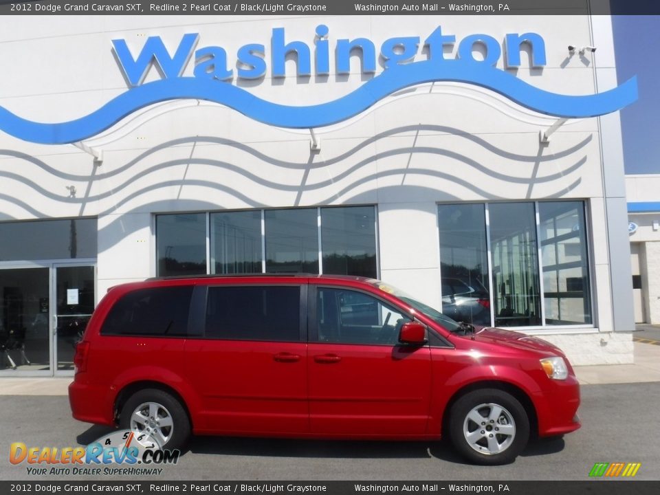 2012 Dodge Grand Caravan SXT Redline 2 Pearl Coat / Black/Light Graystone Photo #2