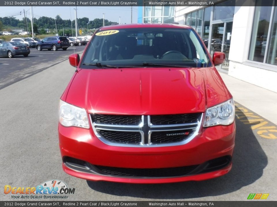 2012 Dodge Grand Caravan SXT Redline 2 Pearl Coat / Black/Light Graystone Photo #5