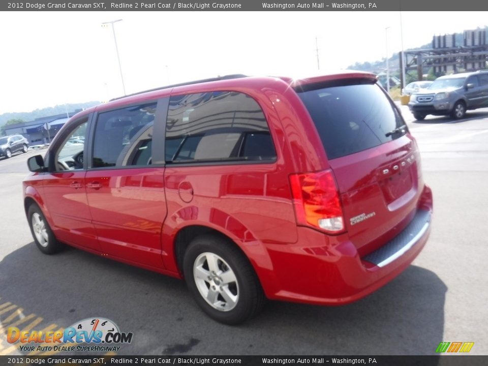 2012 Dodge Grand Caravan SXT Redline 2 Pearl Coat / Black/Light Graystone Photo #8