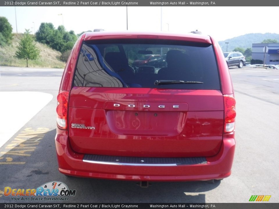 2012 Dodge Grand Caravan SXT Redline 2 Pearl Coat / Black/Light Graystone Photo #9
