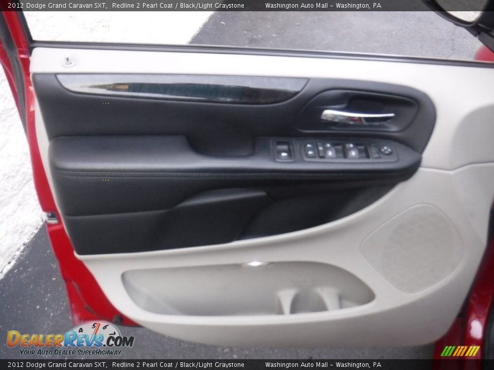 2012 Dodge Grand Caravan SXT Redline 2 Pearl Coat / Black/Light Graystone Photo #11