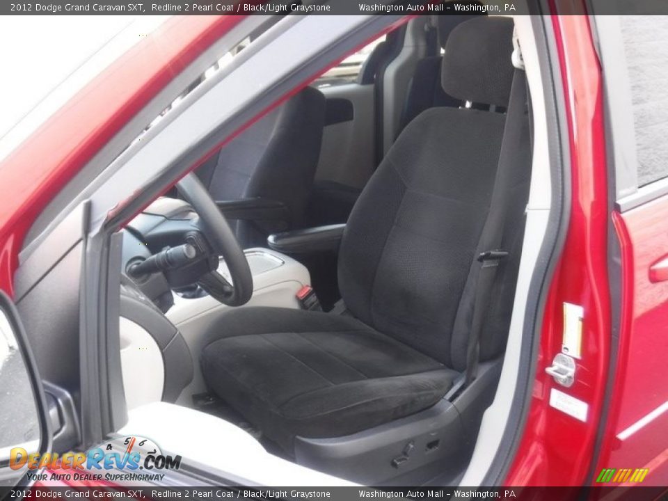 2012 Dodge Grand Caravan SXT Redline 2 Pearl Coat / Black/Light Graystone Photo #12