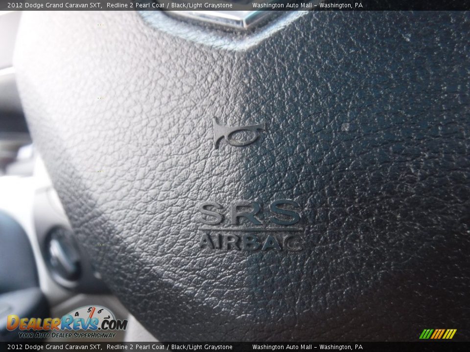 2012 Dodge Grand Caravan SXT Redline 2 Pearl Coat / Black/Light Graystone Photo #16