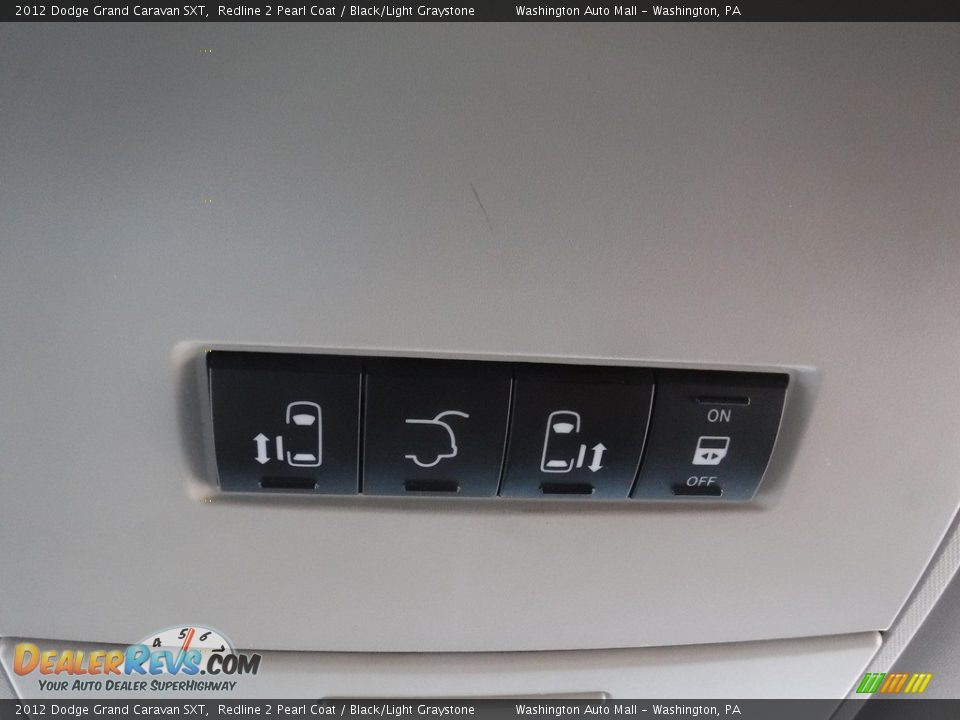 2012 Dodge Grand Caravan SXT Redline 2 Pearl Coat / Black/Light Graystone Photo #17