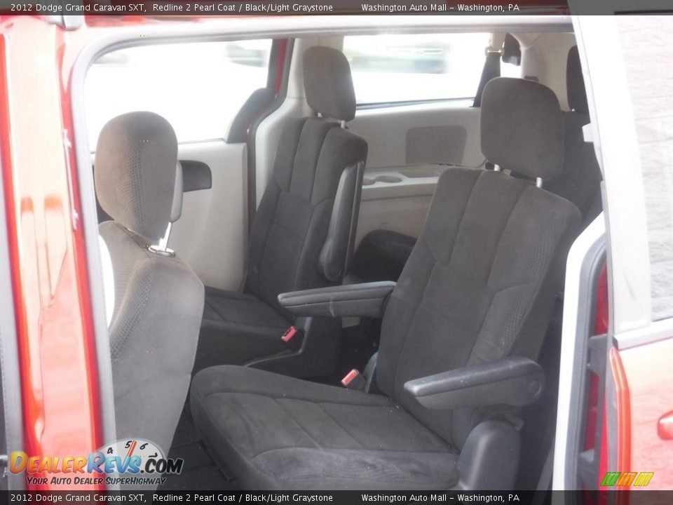 2012 Dodge Grand Caravan SXT Redline 2 Pearl Coat / Black/Light Graystone Photo #18