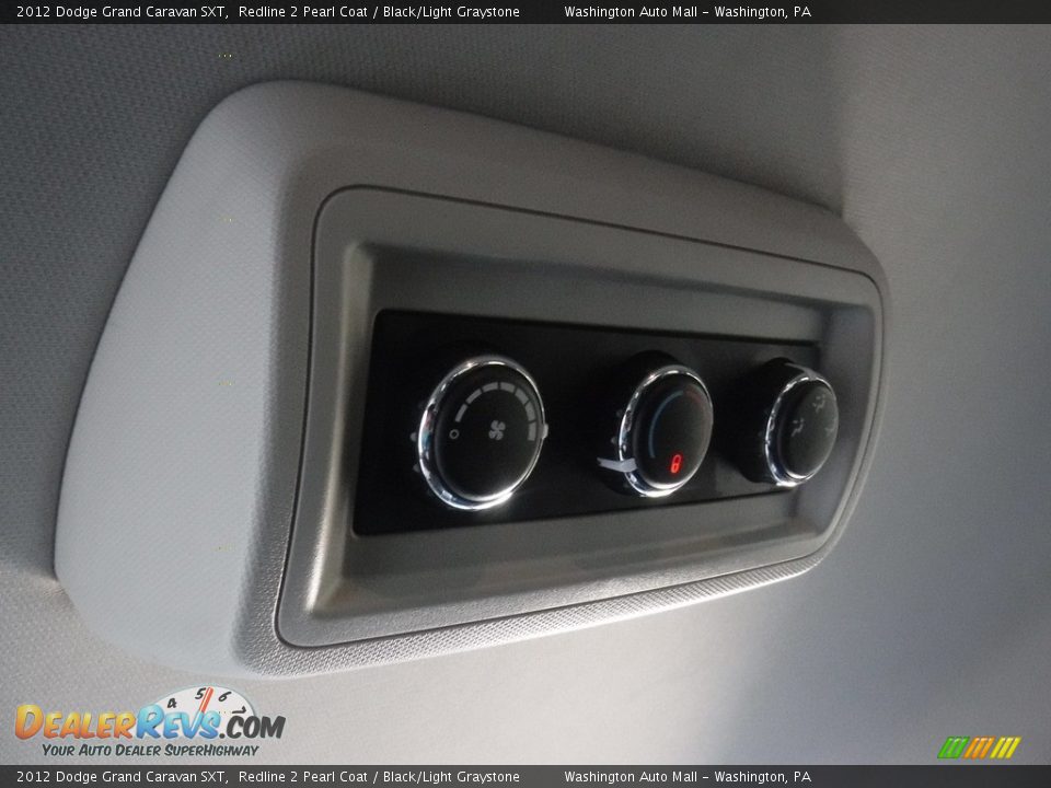 2012 Dodge Grand Caravan SXT Redline 2 Pearl Coat / Black/Light Graystone Photo #19