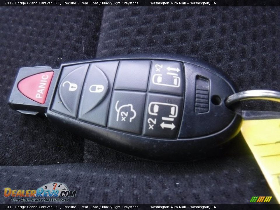 2012 Dodge Grand Caravan SXT Redline 2 Pearl Coat / Black/Light Graystone Photo #23