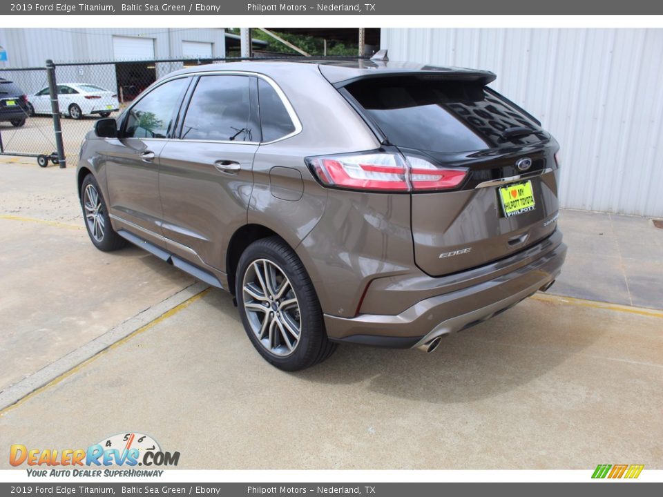 2019 Ford Edge Titanium Baltic Sea Green / Ebony Photo #5