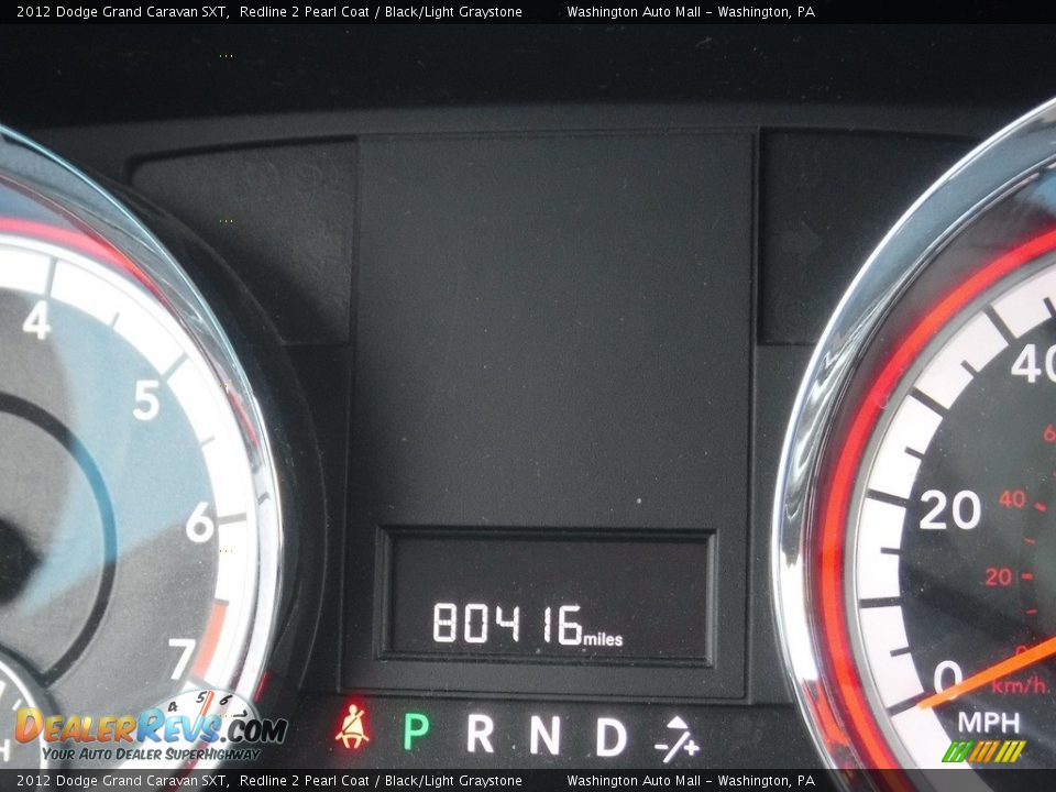 2012 Dodge Grand Caravan SXT Redline 2 Pearl Coat / Black/Light Graystone Photo #25