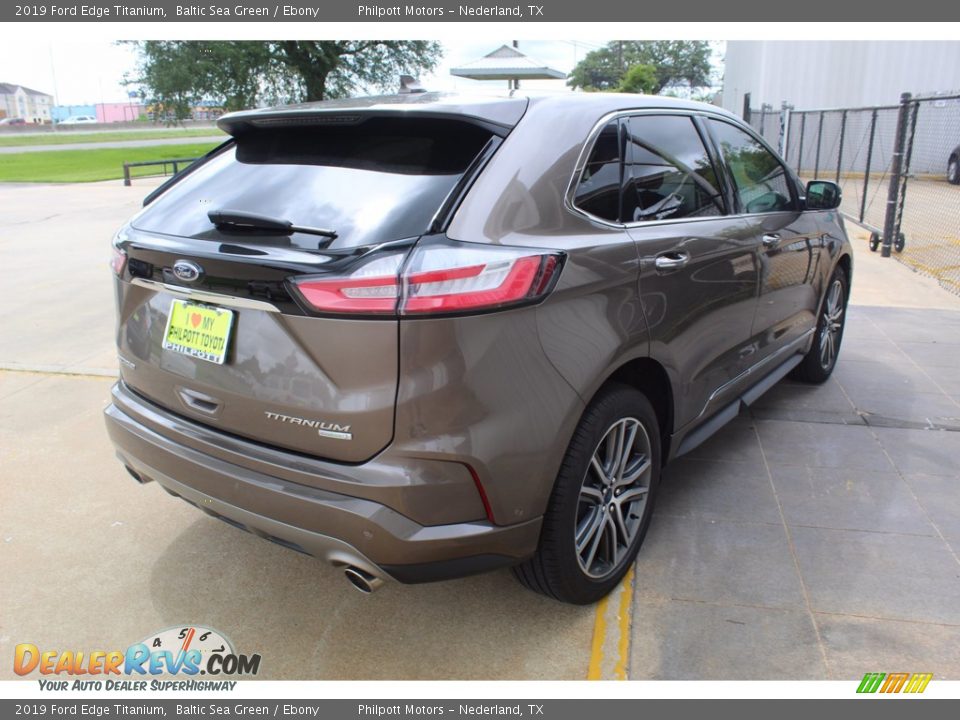 2019 Ford Edge Titanium Baltic Sea Green / Ebony Photo #7