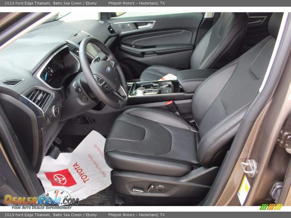 2019 Ford Edge Titanium Baltic Sea Green / Ebony Photo #9