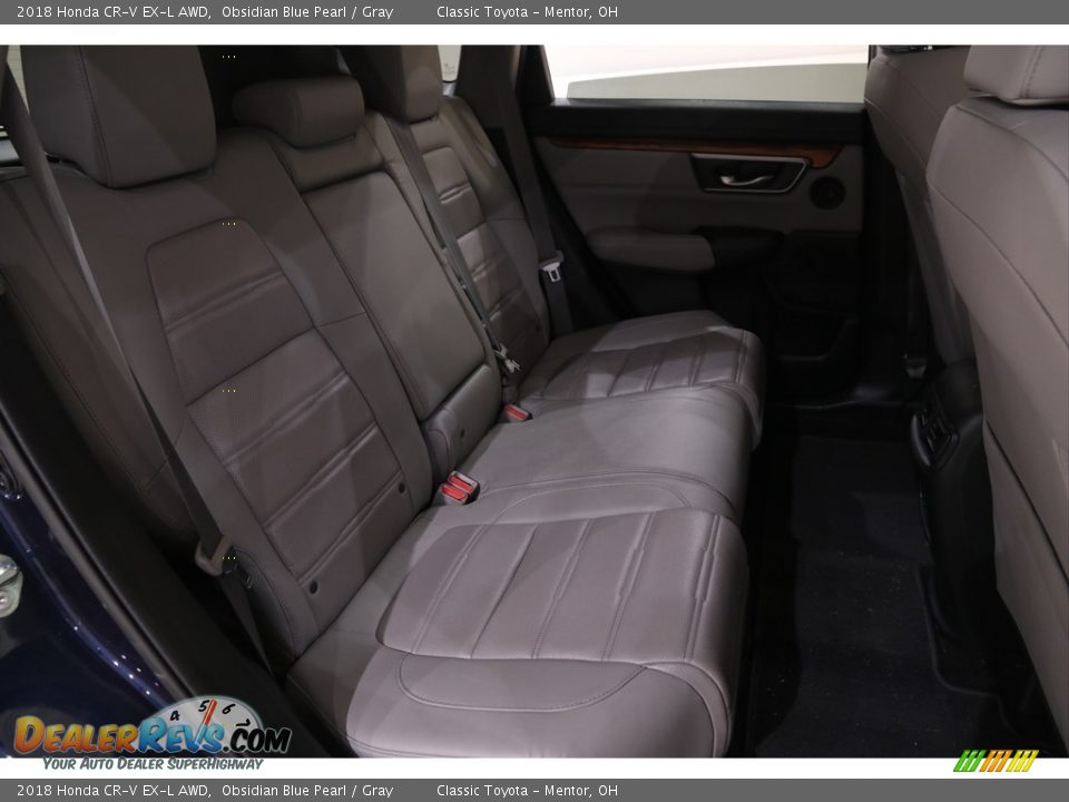 2018 Honda CR-V EX-L AWD Obsidian Blue Pearl / Gray Photo #15