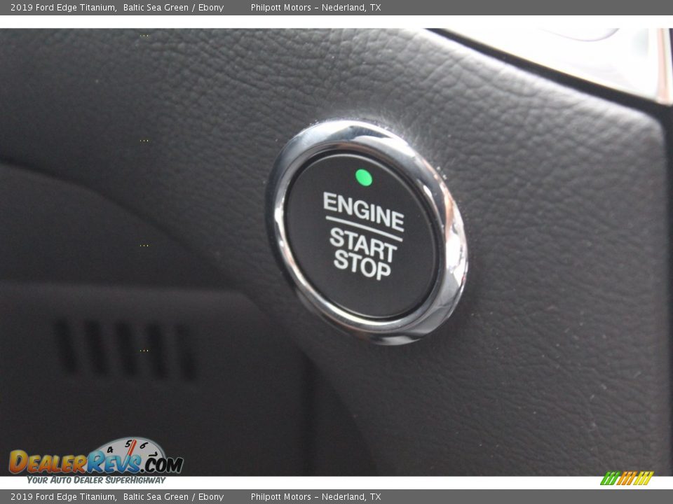 2019 Ford Edge Titanium Baltic Sea Green / Ebony Photo #16