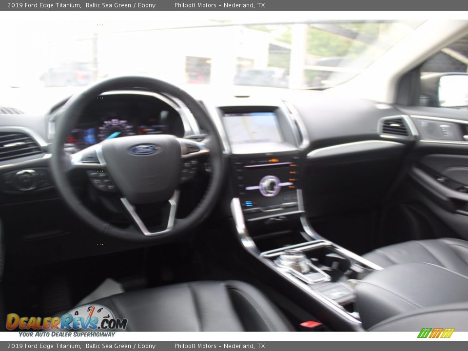 2019 Ford Edge Titanium Baltic Sea Green / Ebony Photo #19