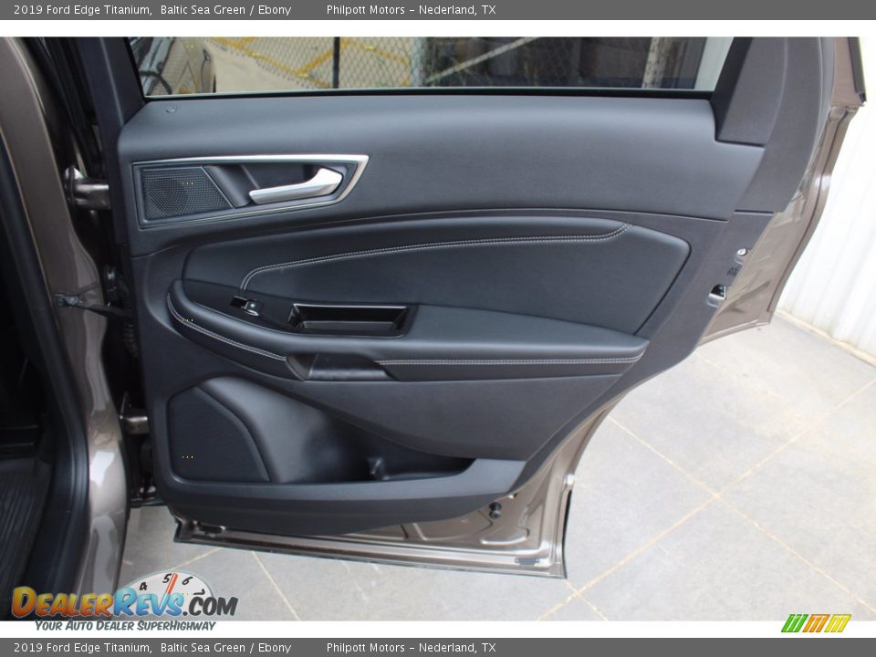 2019 Ford Edge Titanium Baltic Sea Green / Ebony Photo #23