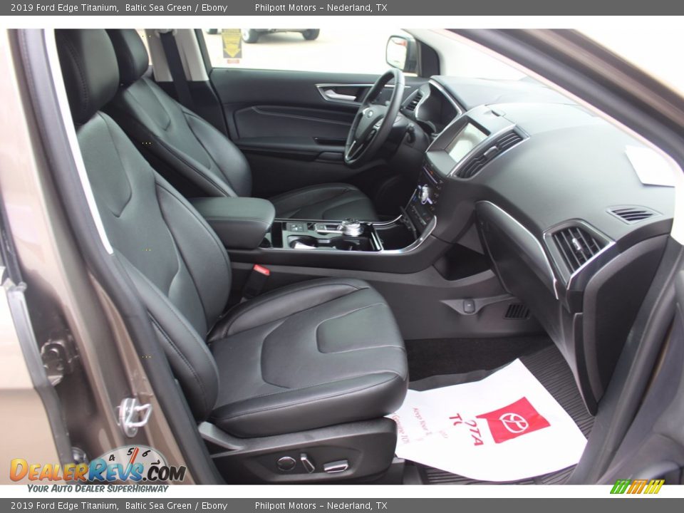 2019 Ford Edge Titanium Baltic Sea Green / Ebony Photo #26