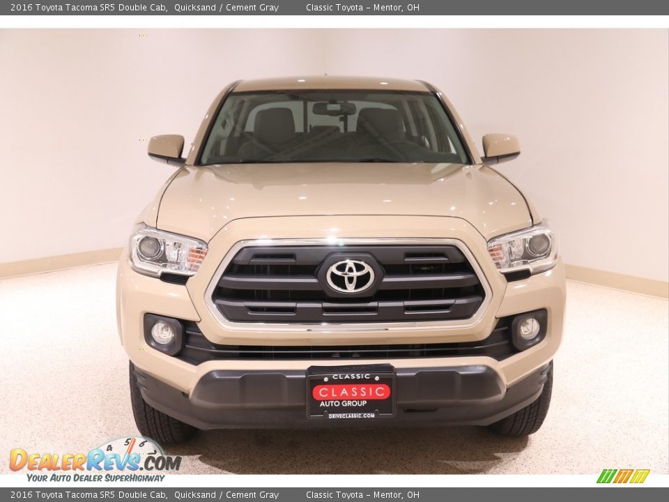 2016 Toyota Tacoma SR5 Double Cab Quicksand / Cement Gray Photo #2