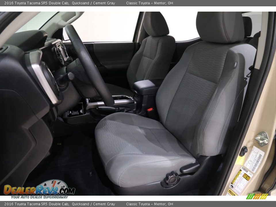 Front Seat of 2016 Toyota Tacoma SR5 Double Cab Photo #5