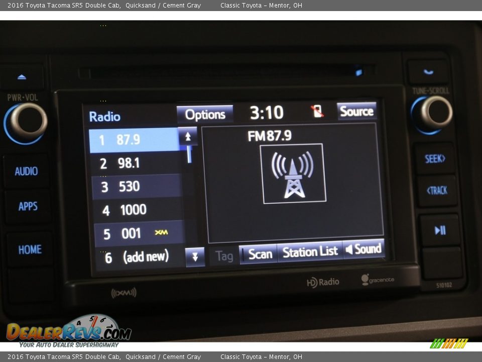 Audio System of 2016 Toyota Tacoma SR5 Double Cab Photo #10