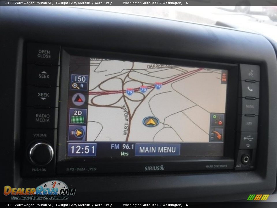 2012 Volkswagen Routan SE Twilight Gray Metallic / Aero Gray Photo #17