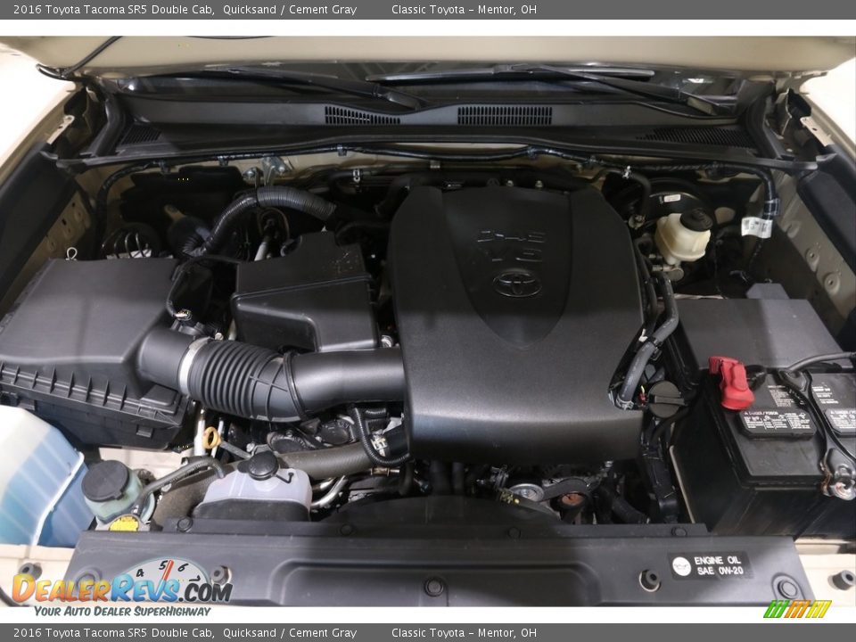 2016 Toyota Tacoma SR5 Double Cab Quicksand / Cement Gray Photo #17