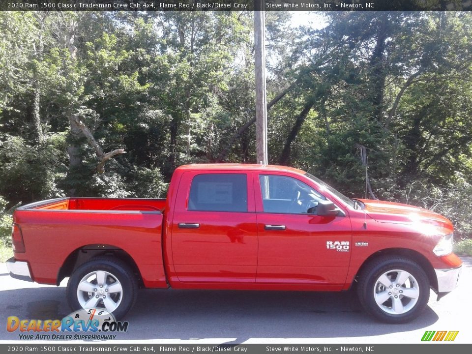 2020 Ram 1500 Classic Tradesman Crew Cab 4x4 Flame Red / Black/Diesel Gray Photo #5