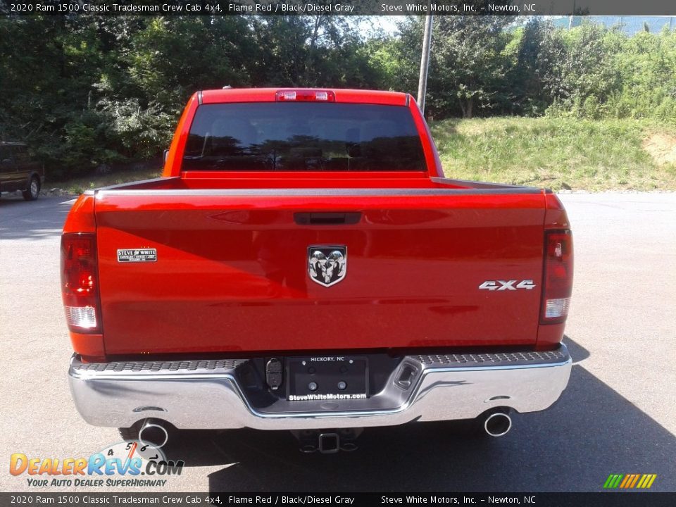 2020 Ram 1500 Classic Tradesman Crew Cab 4x4 Flame Red / Black/Diesel Gray Photo #6