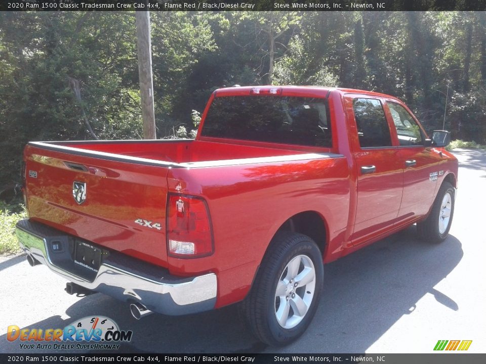 2020 Ram 1500 Classic Tradesman Crew Cab 4x4 Flame Red / Black/Diesel Gray Photo #7